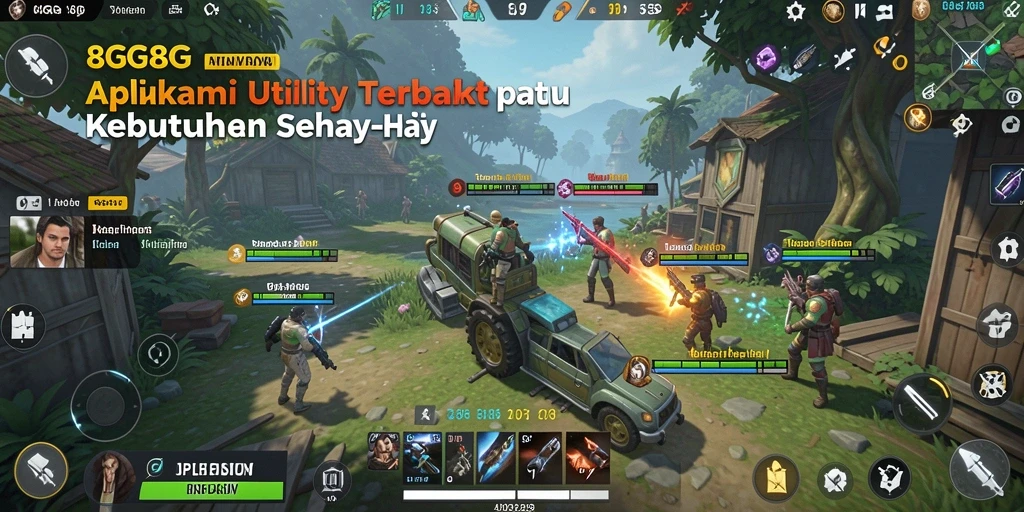 Screenshot utama 8G8G yang menunjukkan antarmuka aplikasi Utility yang intuitif.