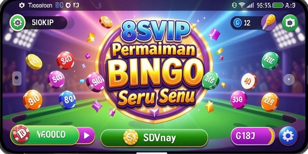 Tampilan permainan Bingo yang menarik dan interaktif.