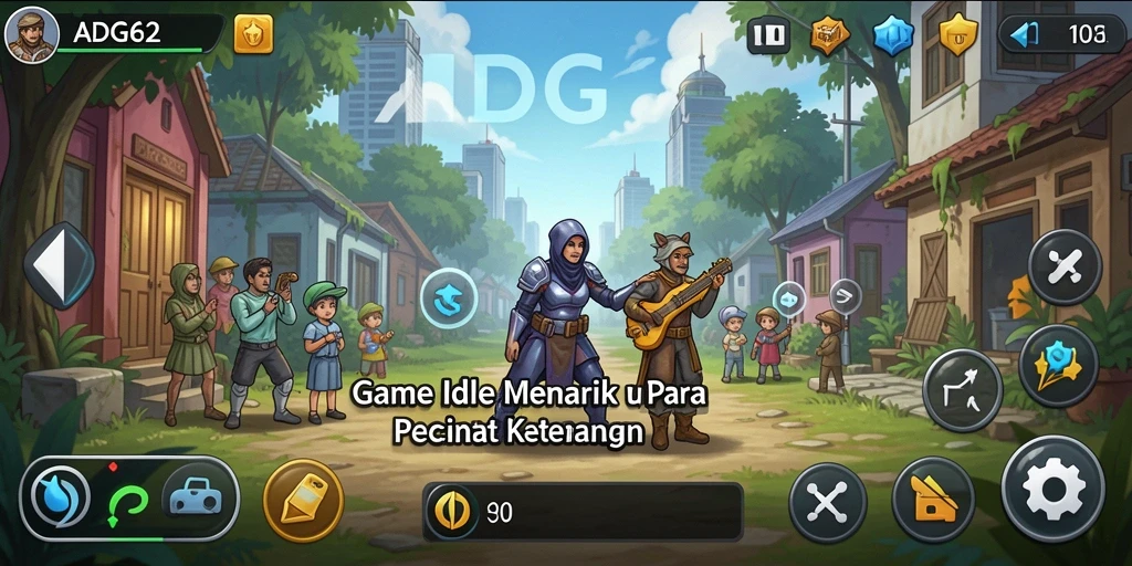 Tampilan gameplay ADG62 yang seru dengan grafis menawan.