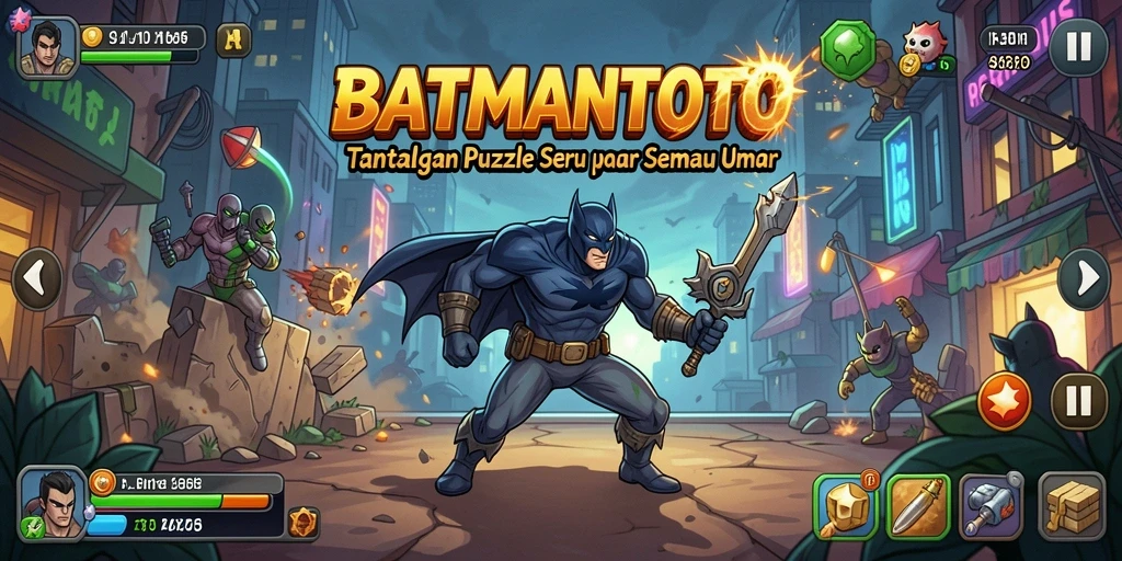 Tampilan gameplay seru dalam BATMANTOTO yang memacu adrenalin.
