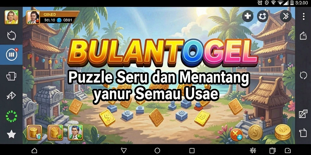 Tampilan gameplay BULANTOGEL yang menantang dan penuh warna.