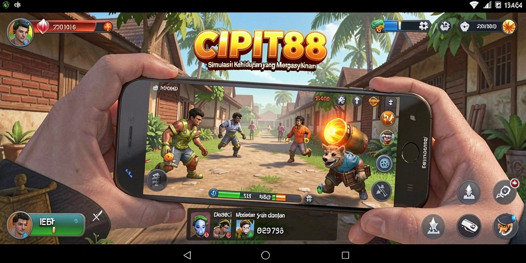 Tampilan gameplay menarik dari CIPIT88 dengan grafis memukau.