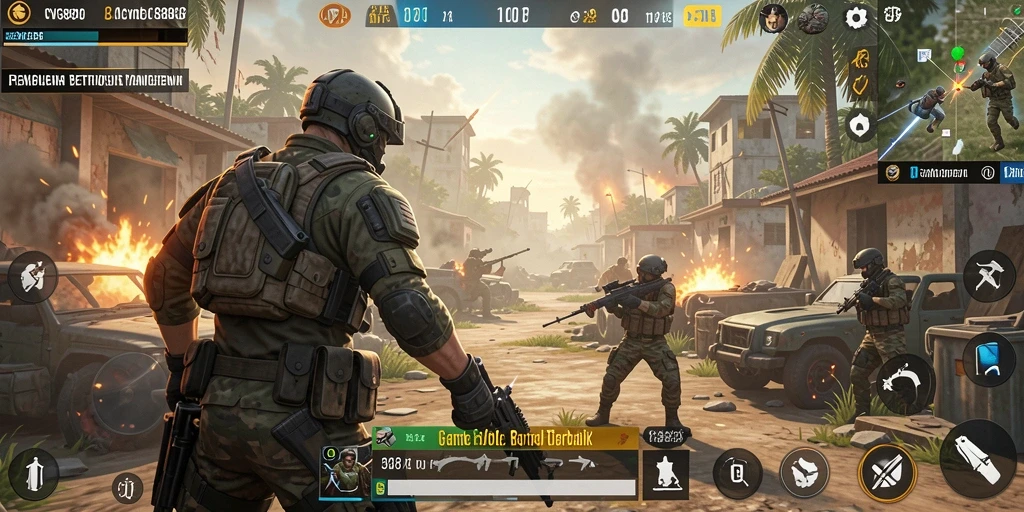 Gameplay seru di CVG8888 dengan aksi Battle Royale.