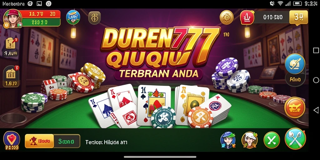 Screenshot gameplay QiuQiu DUREN777 yang seru dan menantang.