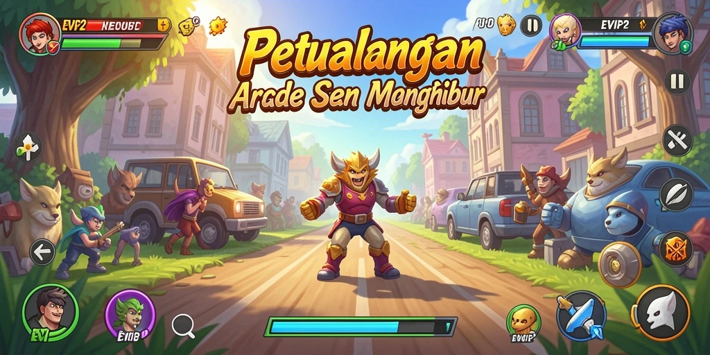 Tampilan gameplay seru dan menarik dari EVIP2.
