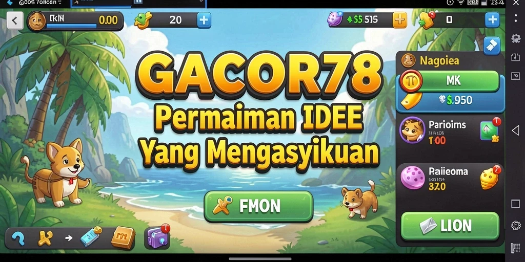 Tampilan gameplay GACOR78 menampilkan aksi pemainan Idle yang seru.