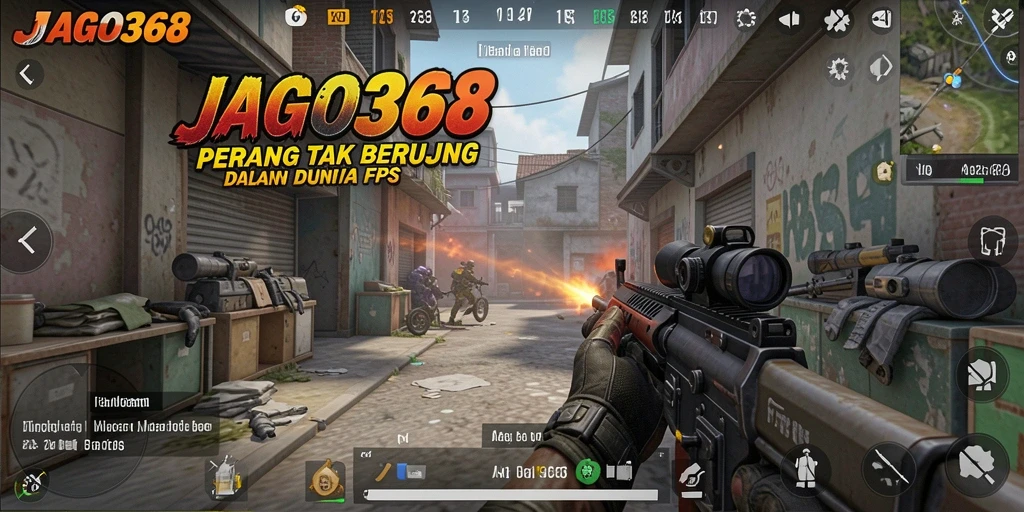 Gameplay JAGO368 menampilkan aksi menembak yang intens dan strategis.