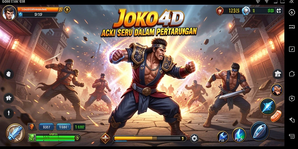 Tampilan seru dari gameplay JOKO4D yang penuh aksi.