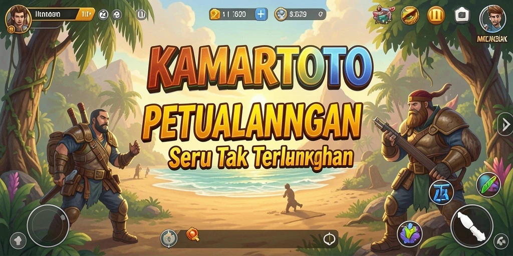 Screenshot gameplay KAMARTOTO yang menampilkan aksi petualangan seru.