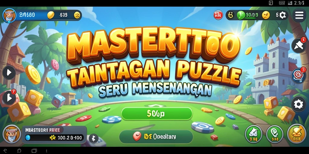 Tampilan gameplay MASTERTOTO yang penuh tantangan Puzzle.