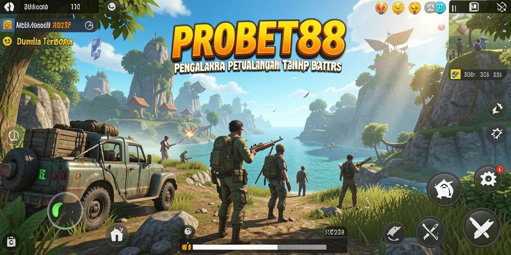 Tangkapan layar menunjukkan gameplay eksplorasi Open World yang menakjubkan.