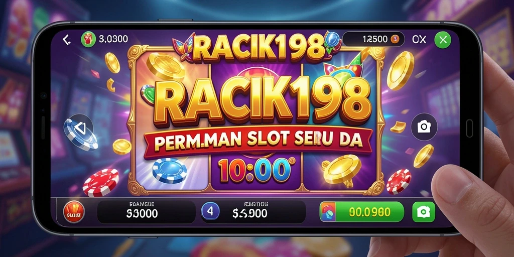 Screenshot gameplay RACIK198 menampilkan keseruan permainan Slot.