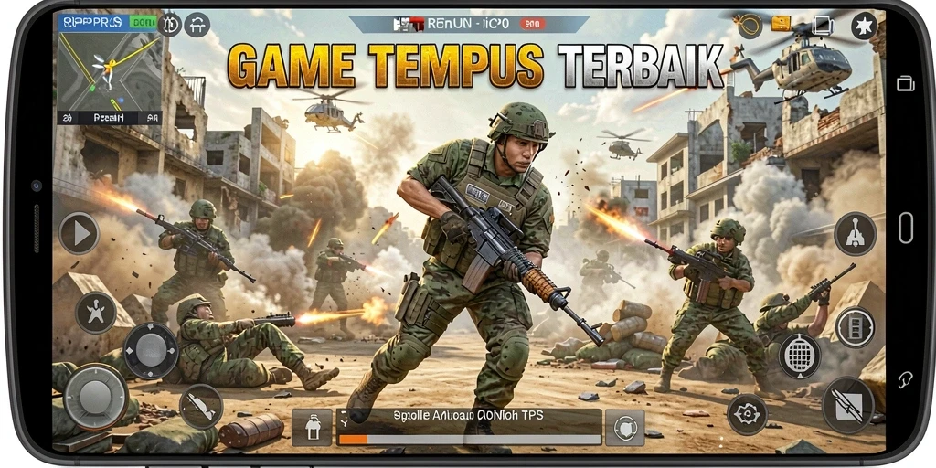Tampilan gameplay RPRPRP yang mendebarkan dan penuh aksi.