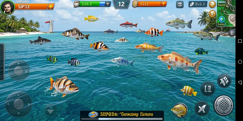 Gameplay seru Tembak Ikan yang penuh warna dan tantangan.
