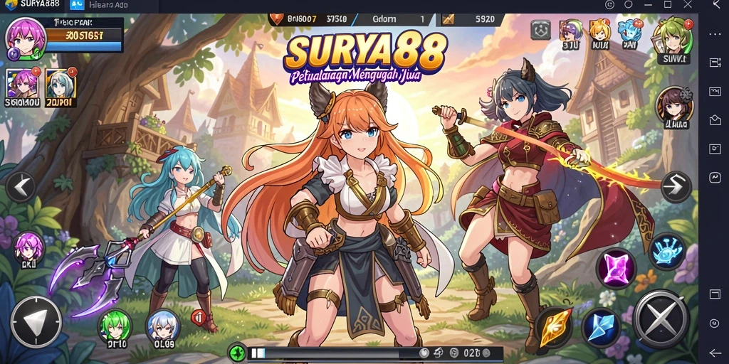 Tampilan gameplay SURYA88 yang memukau dan penuh aksi.