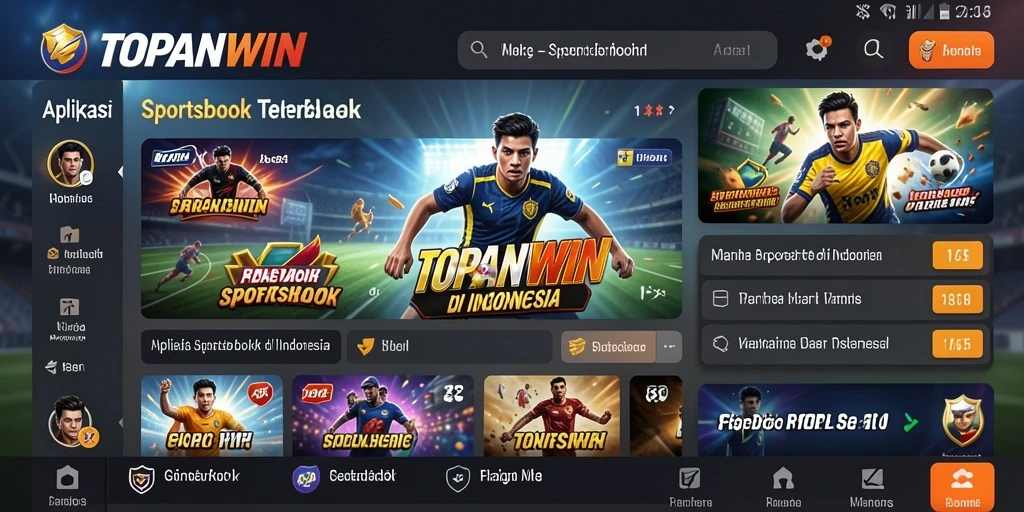 Tampilan screenshot game Sportsbook yang dinamis dan menarik.